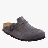 Birkenstock Boston Suede Leather In Velvet grey