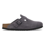 Birkenstock Boston Suede Leather in Velvet Grey, Regular Fit