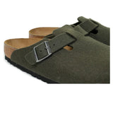 Birkenstock Boston Wool Regular In Thyme