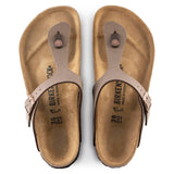 Birkenstock Gizeh Birko-Flor Nubuck In Mocha