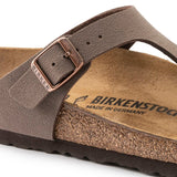 Birkenstock Gizeh Birko-Flor Nubuck In Mocha
