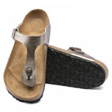 Birkenstock Gizeh Birko-Flor In Graceful Taupe