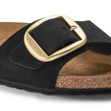 Birkenstock Madrid Big Buckle Sandals in Black