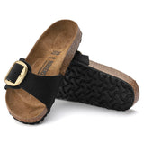 Birkenstock Madrid Big Buckle Sandals in Black