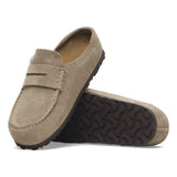 Birkenstock Naples Wrapped Suede Leather(Regular Fitting) In Taupe