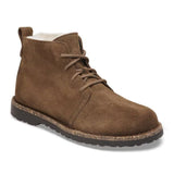 Birkenstock Uppsala Mid Shearling Suede Leather In Dark Tea