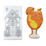 Biscuiteers Aperol Spritz Letterbox Iced Biscuit