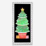 Biscuiteers Personalised Christmas Tree Letterbox Biscuits
