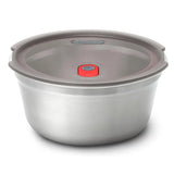 black+blum Microwavable Stainless Steel Round Food Bowl