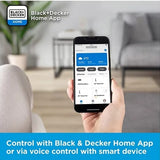 BLACK+DECKER Smart Digital Tower Fan 36" In Black