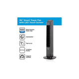 BLACK+DECKER Smart Digital Tower Fan 36" In Black