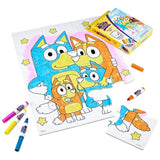 Bluey My First Crayola Colour & Erase Puzzle Set
