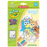 Bluey My First Crayola Colour & Erase Puzzle Set