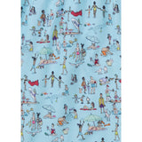 Boardies Beach Folk Swim Shorts in Multi/Blue base