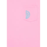 Boardies Ice & Slice Embroidery Pocket T-Shirt in Pink