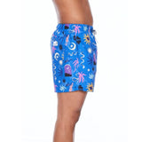 Boardies Mid Length Swim Shorts Birsak Blue