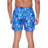 Boardies Mid Length Swim Shorts Birsak Blue
