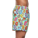 Boardies Mid Length Swim Shorts Lucha Libre
