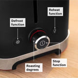 Bosch Compact toaster MyMoment TAT4M223GB In Black