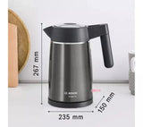 Bosch DesignLine TWK5P475GB Jug Kettle In Anthracite