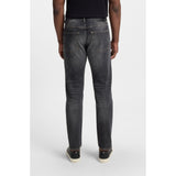 BOSS Maine Regular-Fit Comfort-Stretch Denim Jeans In Dark Grey
