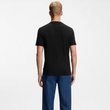 Boss Cotton-Jersey T-Shirt With Animal Artwork In Black