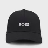 Boss Cotton-Twill Black Cap With Embroidered Logo