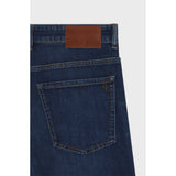 BOSS Delaware Slim-Fit Jeans In Blue Comfort-Stretch Denim In Dark Blue