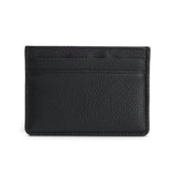BOSS Grained Faux Leather Card Holder In Black
