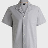 Boss Regular-Fit Shirt In Seersucker Fabric