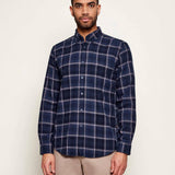 BOSS Rickert Check Shirt in Dark Blue
