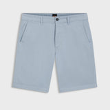 Boss Slim-Fit Shorts In Stretch-Cotton Twill Light Blue
