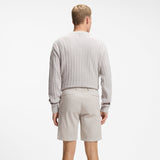 Boss Slim-Fit Shorts In Stretch-Cotton Twill Light Grey