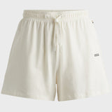 Boss Stretch-Cotton Pyjama Shorts With Branded Cords Natural