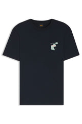 Boss T-Shirt Movement Dark Blue