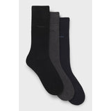 BOSS Three-Pack Of Regular-Length Socks With Logos