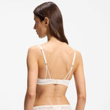Boss Underwire Bra With Lace Trims White