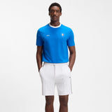 Boss Stretch-Cotton T-Shirt With Country Flag And Logo Italy