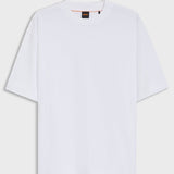 Boss Oversized-Fit T-shirt In Cotton Jersey White
