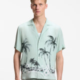 Boss Regular-Fit Shirt With Maxi Print Patterned