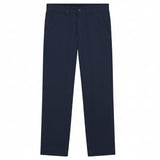 Boss Straight-Fit Trousers In Cotton-Blend Twill Dark Blue