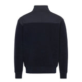 BOSS Winterbrush Half-Zip Sweatshirt In Dark Blue