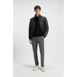 BOSS Orange Terry Cotton Sweatshirt With Logo Patch In Black