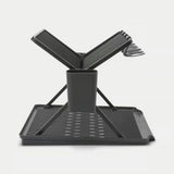 brabantia Foldable Dish Drying Rack, SinkSide(Large) In Dark Grey