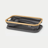 brabantia foldable Laundry Basket, 40litre In Pepper Black
