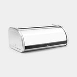 brabantia Roll Top Bread Bin In Brilliant Steel
