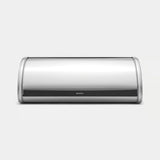 brabantia Roll Top Bread Bin In Matt Steel