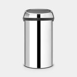 brabantia Touch Bin 60 litre In Brilliant Steel