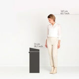 brabantia Touch Bin New 40L In Matt Steel