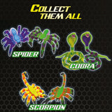 KLiXX Spider - Assorted Six Pack, Blue And Green